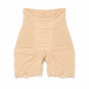 Women’s Beige Padded Shaping Shorts with Lace Trim 147451