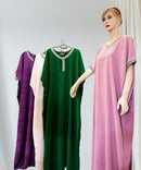 Women’s Fashion Kuwaiti Kaftan 7043 - TUZZUT Qatar Online Shopping