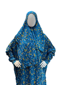 Floral Printed Hijab Women's Prayer Dress Isdal Asdal PD-1050-04 - TUZZUT Qatar Online Shopping