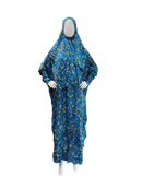 Floral Printed Hijab Women's Prayer Dress Isdal Asdal PD-1050-04 - TUZZUT Qatar Online Shopping
