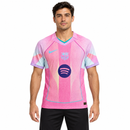 FC Barcelona Pink Short-Sleeve Football Jersey CJ04