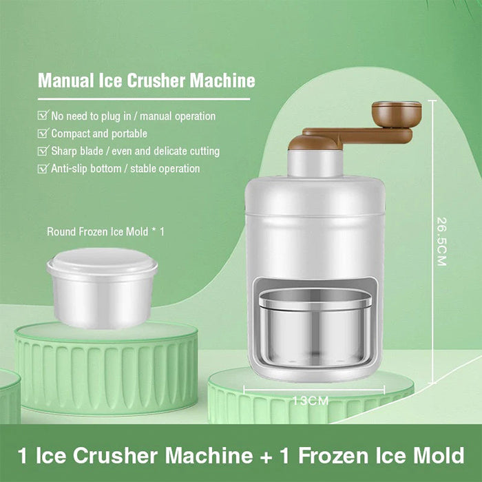 Portable Manual Ice Crusher For Cool Drinks