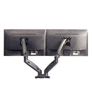 Premium Dual Monitor Mechanical Gas Spring Monitor Arm -  SH F160 (Fits Most 17" ~ 27") - Tuzzut.com Qatar Online Shopping
