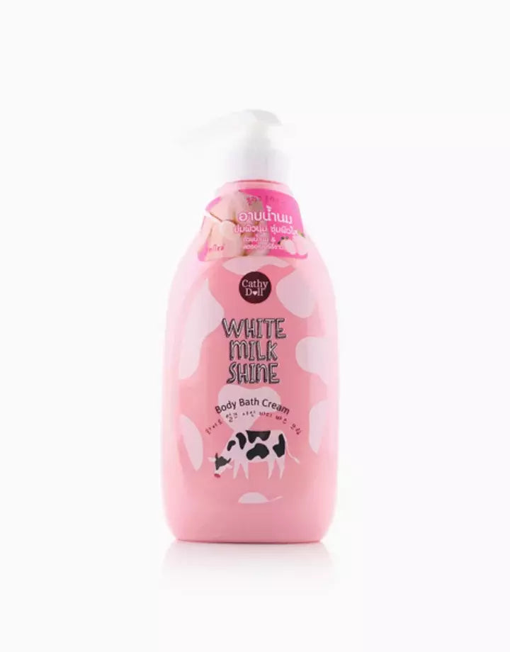 CATHY DOLL White Milk Shine Body Bath Cream (450ml) - Tuzzut.com Qatar Online Shopping