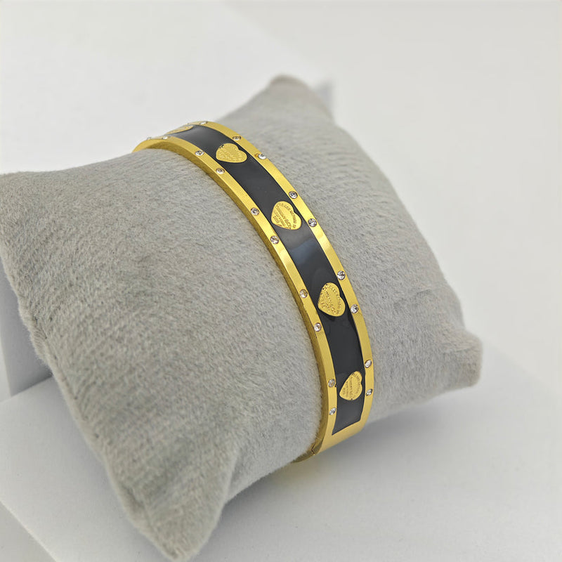 Love Heart Charm Bracelet DN2006 - TUZZUT Qatar Online Shopping