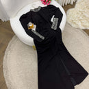 long black evening dress B98191