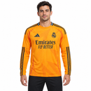 Real Madrid Orange Long-Sleeve Football Jersey CJ12