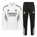 Men’s White & Black Real Madrid Two-Piece Tracksuit FH 05