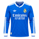 Real Madrid Blue Long-Sleeve Football Jersey CJ19