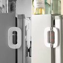 Refrigerator Child Lock Baby Proof Two-Finger Secure Safety Lock for Fridges Freezers and Cabinets Easy to Use Child Resistant Design - TUZZUT Qatar Online Shopping