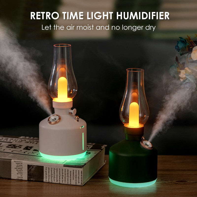 Retro Kerosene Aroma Air Diffuser Night Lamp - Tuzzut.com Qatar Online Shopping