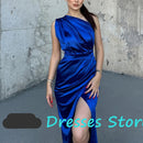 Women's Dubai Evening Dress Ankle-Length Satin Kaftan 070699517 2XL - TUZZUT Qatar Online Shopping