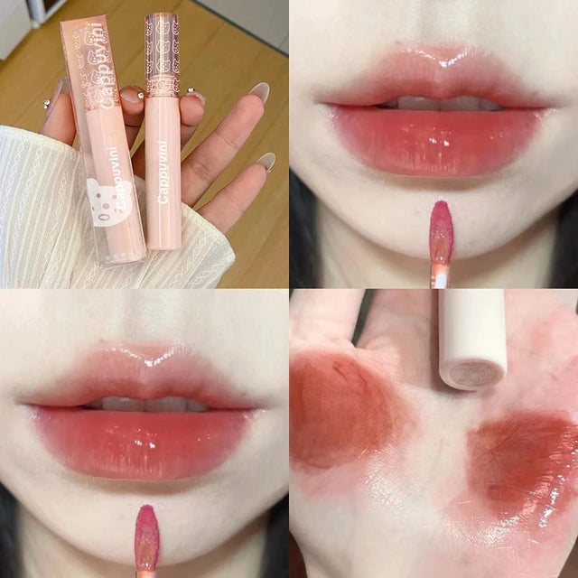 CAPPUVINI Mirror Lip Gloss Liquid Moisturizer Natural Lip Care CAPPUVINI Mirror Lip Gloss Liquid Moisturizer Natural Lip Care
