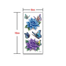 3D Body Art Temporary Waterproof Tattoo Sticker Small Bug Butterfly Flowers - Tuzzut.com Qatar Online Shopping