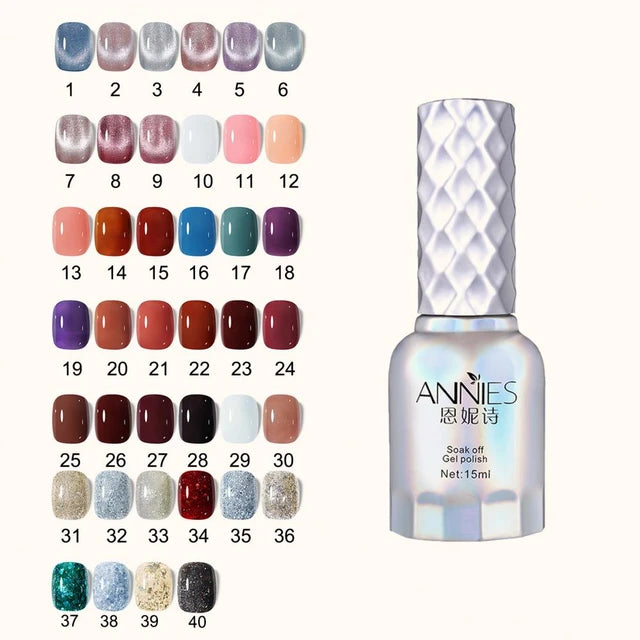 ANNIES 15ml Nail Polish Quick Drying Manicure Lacquer Summer Gel Nail Jelly Polish - Tuzzut.com Qatar Online Shopping