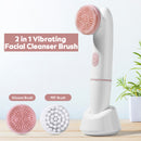 2 in 1 Face Brush Cleaning Electric WL-0156 - TUZZUT Qatar Online Shopping