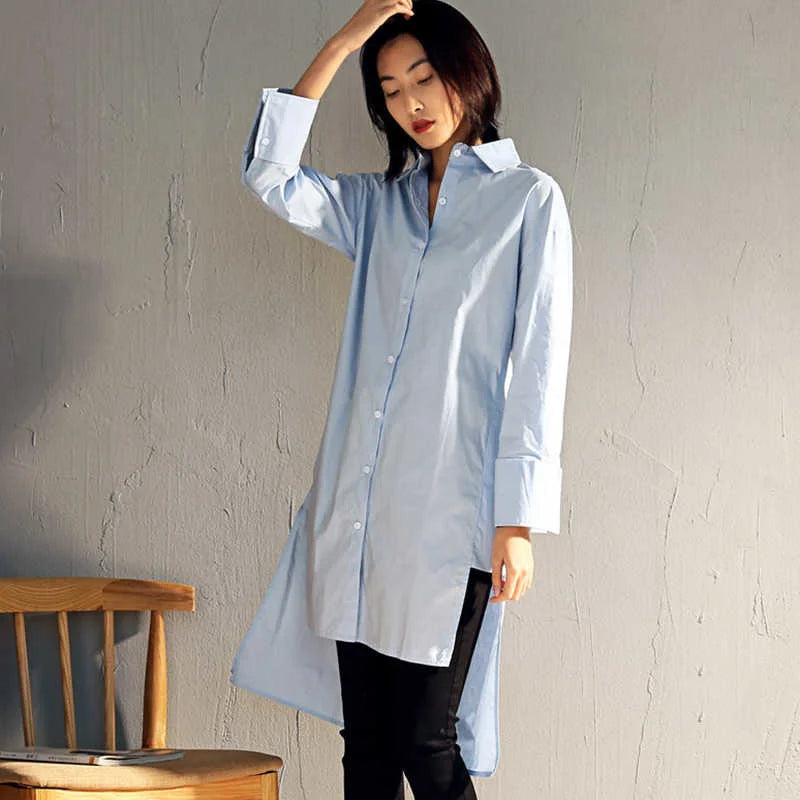 Women's Plus Size Shirts Blouse Top Female Dress 379826 XL - TUZZUT Qatar Online Shopping