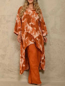 Women 2 Piece Sets  Outfit Long Sleeve Fall Set Female Casual Wear 37951 3XL - TUZZUT Qatar Online Shopping