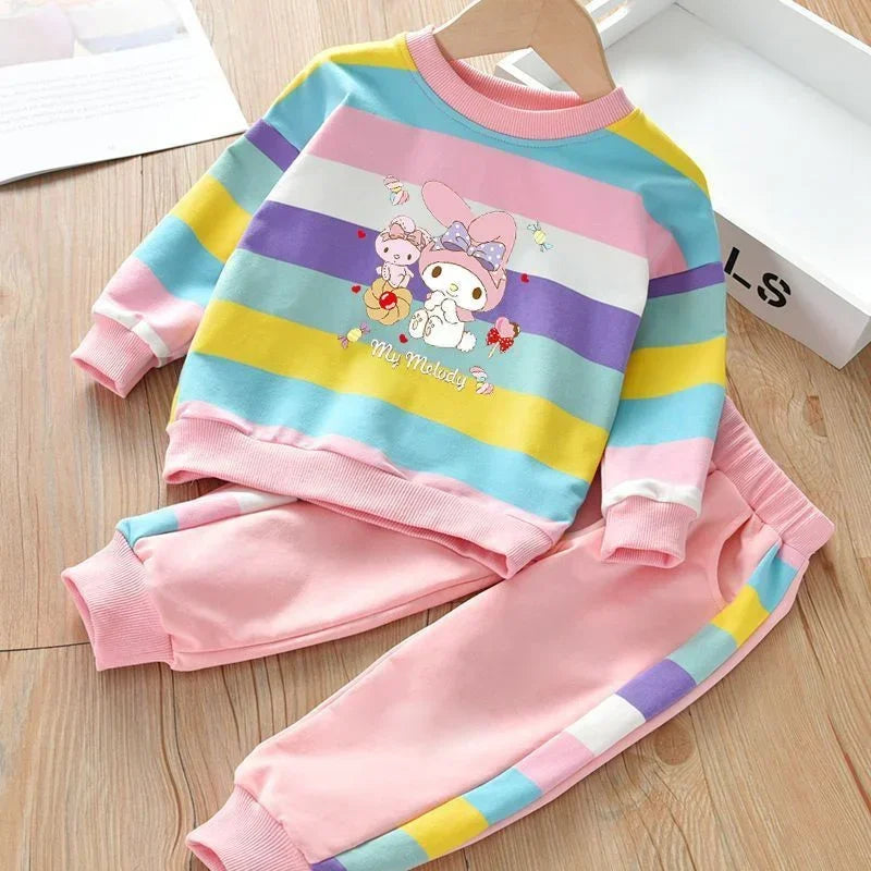 Girls' Autumn Kuromi Sports Two-piece Suit 1695629 Girls' Autumn Kuromi Sports Two-piece Suit 1695629