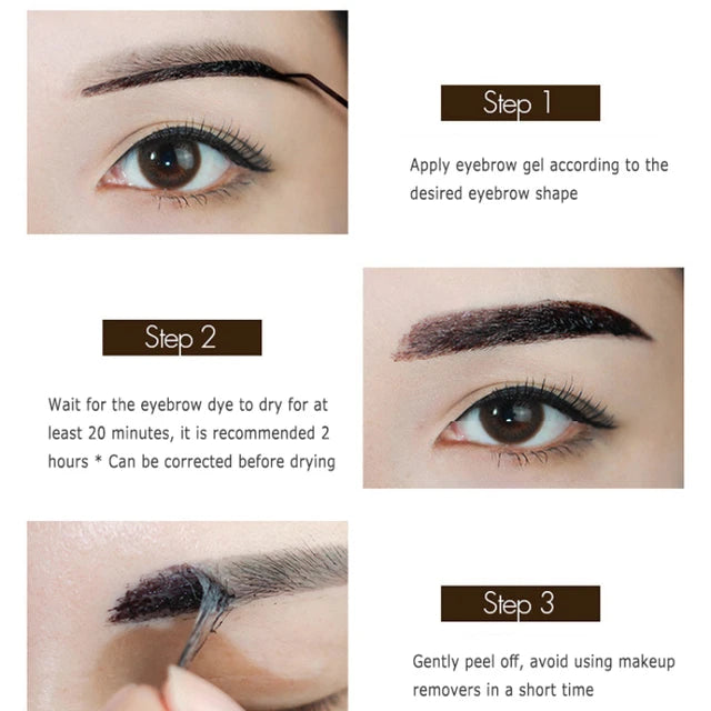 Semi-Permanent Eyebrow Cream Waterproof Longlasting No-discoloring Without Blooming Easily Create Natural Eyebrow Shaping Makeup - Tuzzut.com Qatar Online Shopping