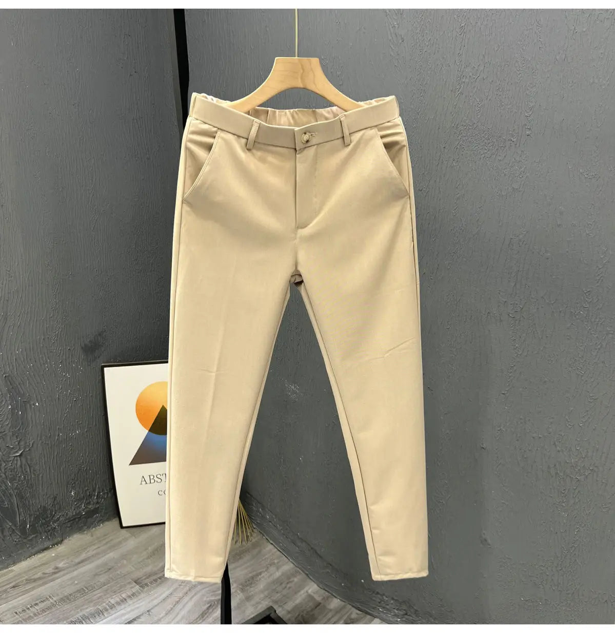 Formal Strecth Solid Straight Slim Trouser 59309 Formal Strecth Solid Straight Slim Trouser 59309