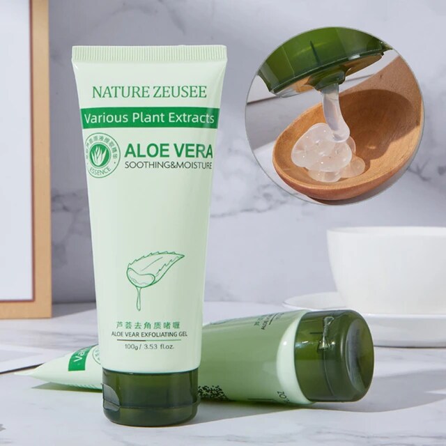 Aloe Face Exfoliating Cream Skin Care Whitening Moisturizer - Tuzzut.com Qatar Online Shopping