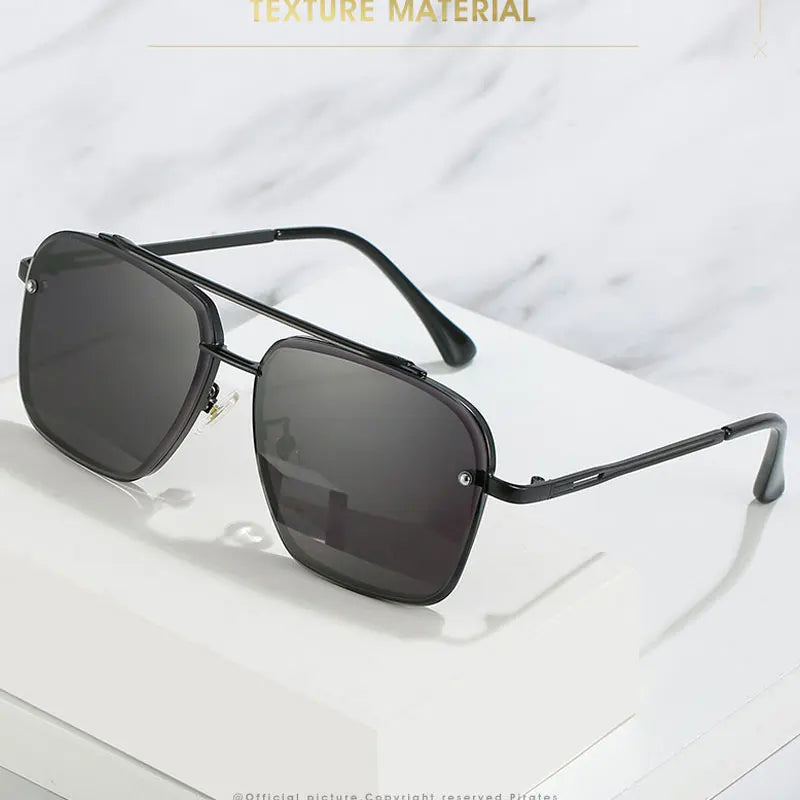 Vintage Pilot Sunglasses Men X4602527 - TUZZUT Qatar Online Shopping