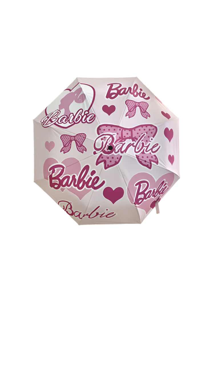 Barbie Folding Automatic Umbrella - TUZZUT Qatar Online Shopping