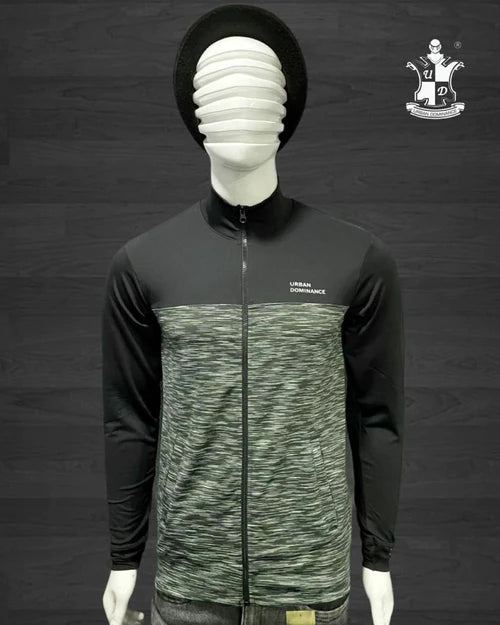 Urban Dominance Zipper Full Sleeves T-shirt T1044 Urban Dominance Zipper Full Sleeves T-shirt T1044