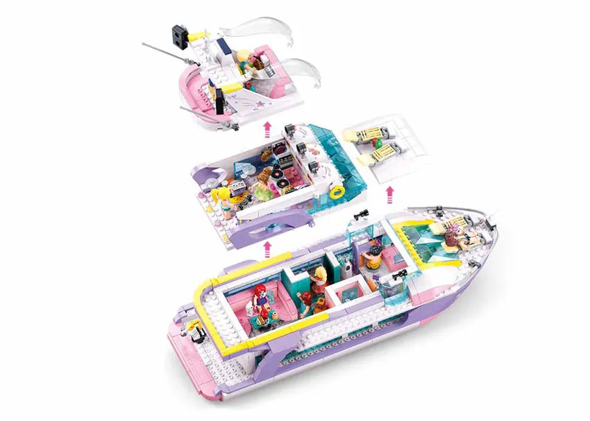 Sluban Dream Luxury Yacht Construction Set M38-B1167 Sluban Dream Luxury Yacht Construction Set M38-B1167