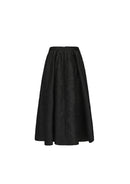 Jacquard Pleated Midi Skirt B2303