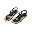 T-Strap Flip Flops Flat Sandals FS789 - TUZZUT Qatar Online Shopping