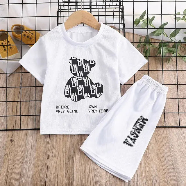 Cartoon Cute Kids Pajamas Home Clothes Outfit 1594344 - TUZZUT Qatar Online Shopping