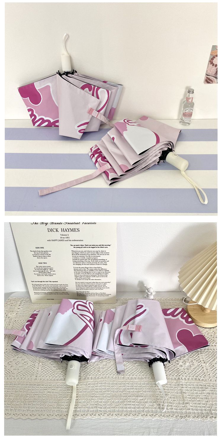 Barbie Folding Automatic Umbrella - TUZZUT Qatar Online Shopping