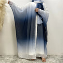 Luxury Abaya Chiffon Starry Sky Gradient Color Dress 586485 - TUZZUT Qatar Online Shopping