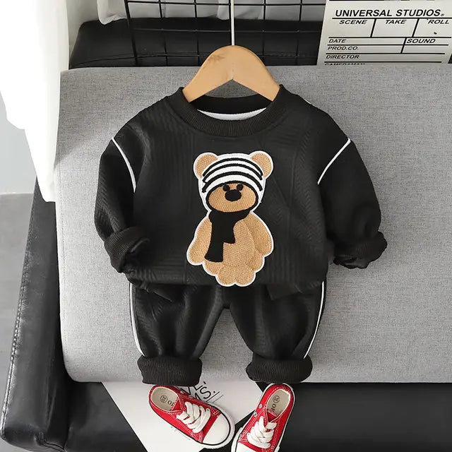 Children Fashion Cartoon T-Shirt Pants 2Pcs/Set 1683970 Children Fashion Cartoon T-Shirt Pants 2Pcs/Set 1683970