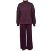 Turtleneck Pullover Top Loose Pant Set 179597 Turtleneck Pullover Top Loose Pant Set 179597