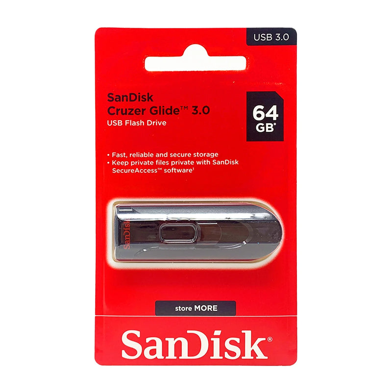 SanDisk Cruzer Glide USB 3.0 Flash Drive-64GB - Tuzzut.com Qatar Online Shopping