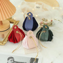 4 Pcs PU Leather and Velvet Gift Bags with Drawstrings - Wedding Candy Pouch bags - TUZZUT Qatar Online Shopping