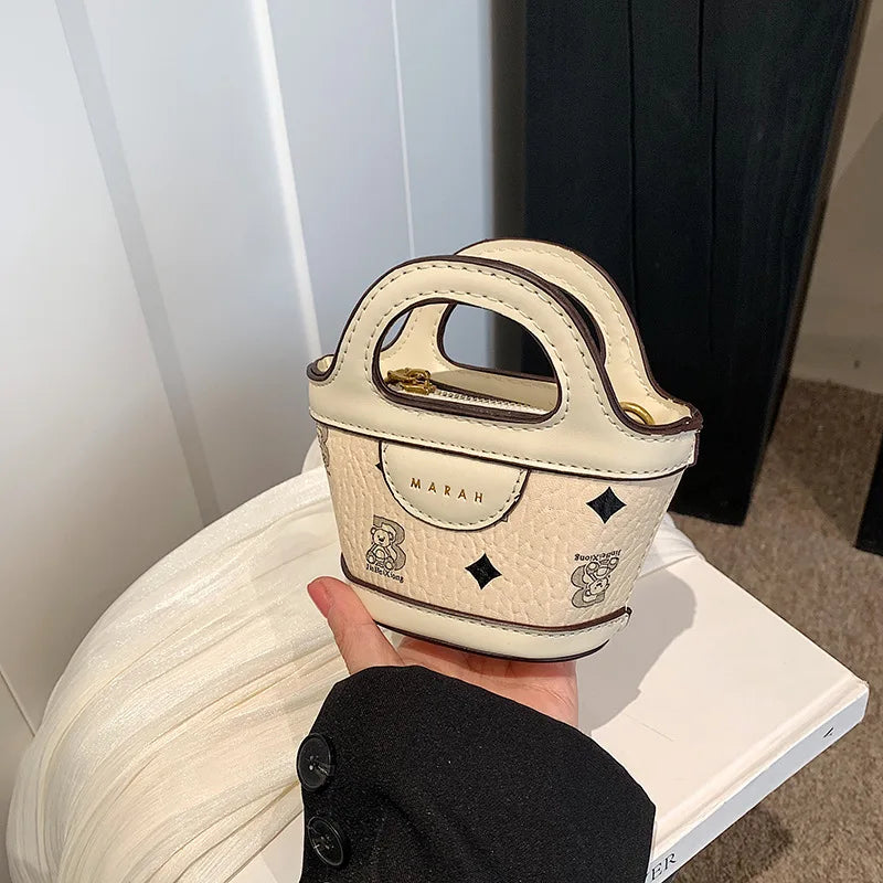 Bear Printed Shoulder Bags Crossbody Bag for Women 528724 - TUZZUT Qatar Online Shopping