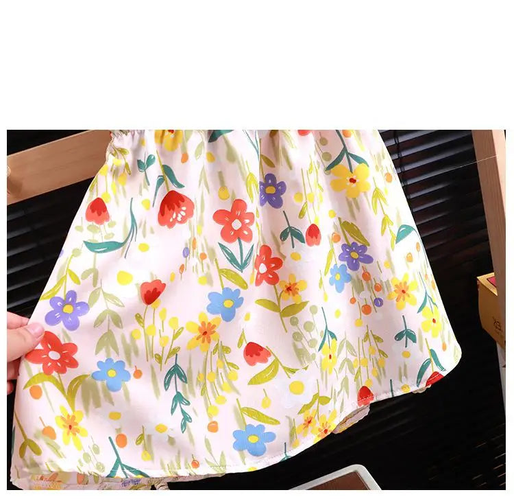 Children Sling Casual Summer Kids Holiday Dress 547902 140CM Children Sling Casual Summer Kids Holiday Dress 547902 140CM