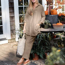 Autumn Women's Casual Two Piece Set 39261 - TUZZUT Qatar Online Shopping