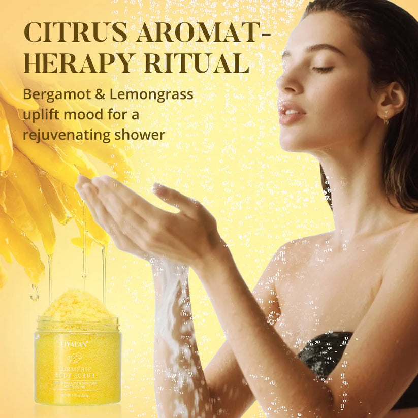 LIYALAN Turmeric Body Scrub LY45 LIYALAN Turmeric Body Scrub LY45