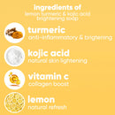 Scentric Glow Lemon Turmeric & Kojic Acid Brightening Soap 100g - TUZZUT Qatar Online Shopping