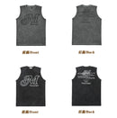 Vintage Loose Printed Sleeveless Vest M 408645 - TUZZUT Qatar Online Shopping