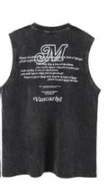 Vintage Loose Printed Sleeveless Vest M 408645