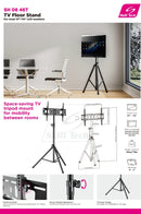 Tilting TV Mount with Portable Tripod Stand -SH 08 46T (Fits Most 37" to 70" Screen, Weight Capacity 35kg) - TUZZUT Qatar Online Shopping