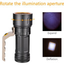 Rechargeable LED High Power Searchlight Metal 3 Mode Long Beam Flashlight Torch Max 8000 Lumens XM-LT6 - TUZZUT Qatar Online Shopping