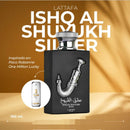 Ishq Al Shuyukh Silver EDP - 100ml By Lattafa Pride - TUZZUT Qatar Online Shopping