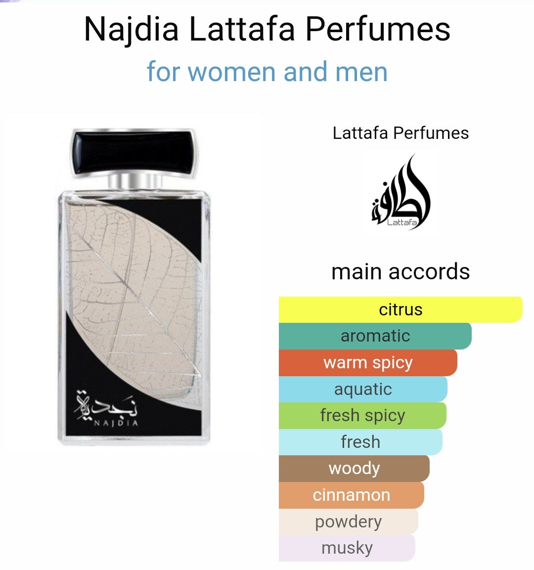 Najdia Perfume EDP - 100ML (3.4oz) With Deodorant By Lattafa Najdia Perfume EDP - 100ML (3.4oz) With Deodorant By Lattafa